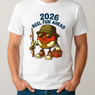 Camiseta Vintage: gráfico de pesca para presente de pai