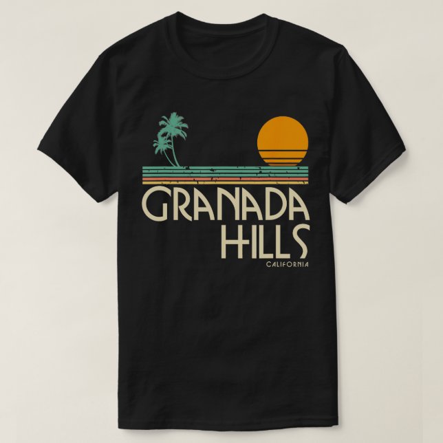 Camiseta Vintage Granada Colinas California (Frente do Design)