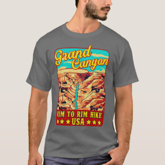 Camiseta Vintage Grand Canyon Rim para Rim