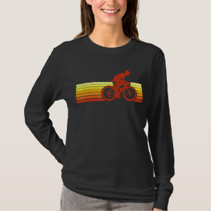 Camiseta Vintage Graphic Road Bike Cyclist Sport Ro