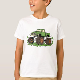 Camiseta Vintage Green Monster Truck St. Patrick's Day