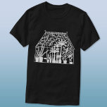 Camiseta Vintage Greenhouse Gardening<br><div class="desc">Um cheio de estufa de plantas fabulosas. Perfeito para o seu jardineiro favorito. Arte original de Nic Squirrell.</div>