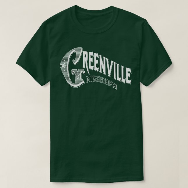 Camiseta Vintage Greenville MS (Frente do Design)