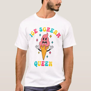 Camiseta Vintage Gritar de gelo Rainha