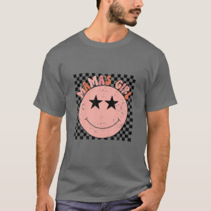 Camiseta Vintage Groovy Mama Garota Orgulhosa Mamães Teatra