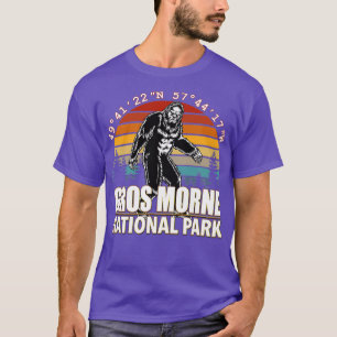 Camiseta Vintage Gros Morne National Park Bigfoot com GPS
