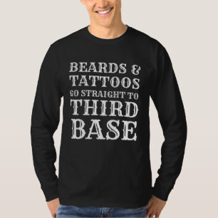 Camiseta Vintage Grunge Beards e Tatuagens Vão Hetero a T