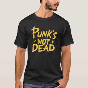 Camiseta Vintage Grunge - Punks Not Morto - Rock Punk Is No