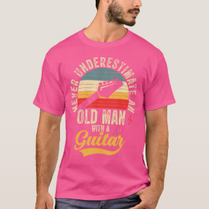 Camiseta Vintage Guitar Gifts Men Women Music Banda Guitari