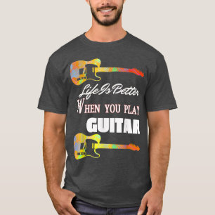 Camiseta Vintage Guitar Guitarista Instrumento Elétrico