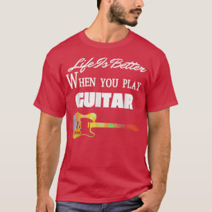 Camiseta Vintage Guitar Guitarista Instrumento Elétrico