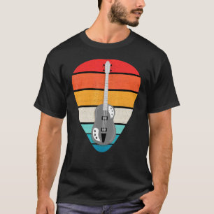 Camiseta Vintage Guitar Pick Guitarist Instrumento Elétrico