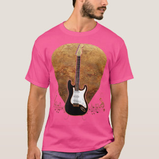 Camiseta Vintage Guitar Pick Guitarist Lover Instrument Ele