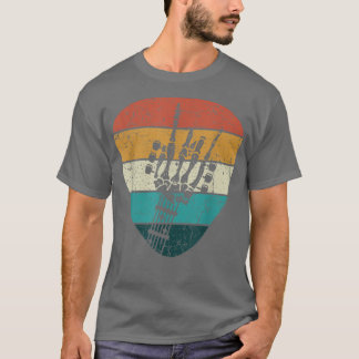 Camiseta Vintage Guitar shirt, Rock & Roll Skeleton Guitar 