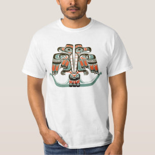 Camiseta Vintage Haida Double Thunderbird Native Art