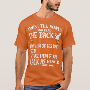 Camiseta Vintage Halloween Assustador Gato Negro Jackolante