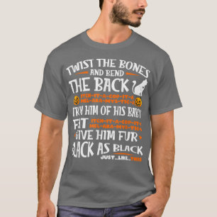 Camiseta Vintage Halloween Assustador Gato Negro Jackolante