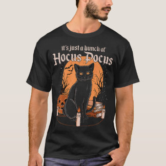 Camiseta Vintage Halloween Black Cat É Apenas Um Monte De