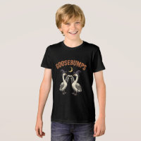 Vintage Halloween Goosebumps Geese Black