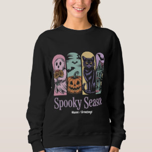 Camiseta Vintage Halloween Horror Spooky Season Cute Creepy