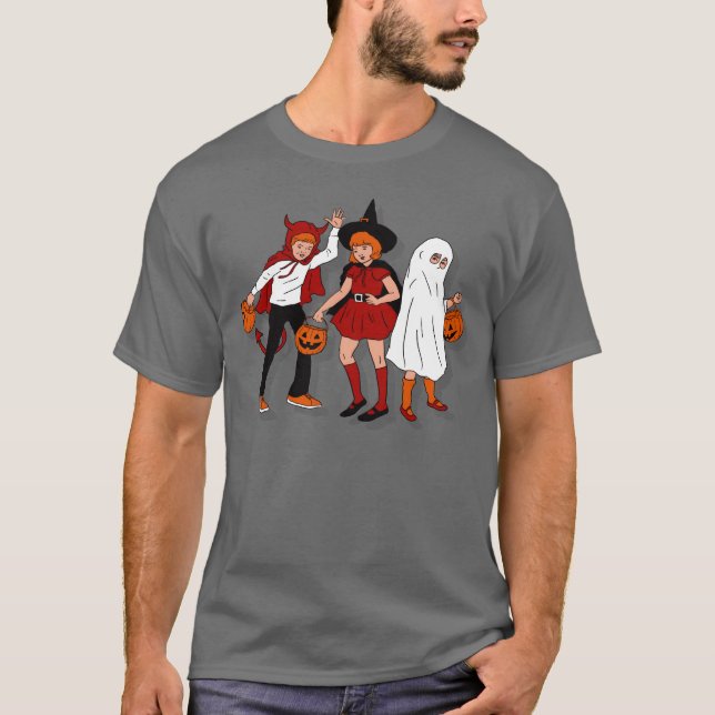 Camiseta Vintage Halloween retro (Frente)