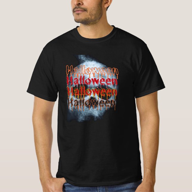 Camiseta Vintage Halloween Skull (Frente)