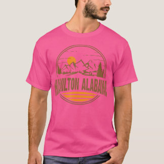 Camiseta Vintage Hamilton Alabama Mountain Hiking Souvenir