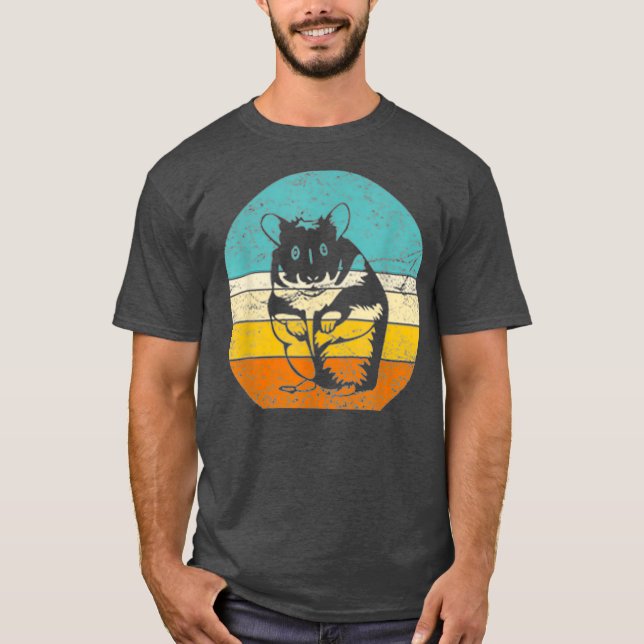 Camiseta Vintage Hamster Retro Hamsters Lover (Frente)