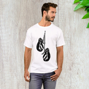 Camiseta Vintage Hanging Boxing Luvas Retro-Fighter