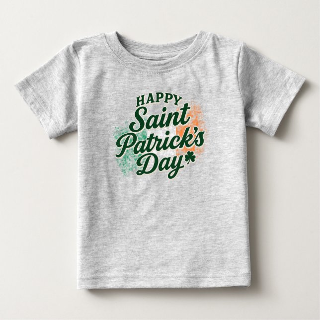 Camiseta Vintage Happy Saint Patrick's day  (Frente)