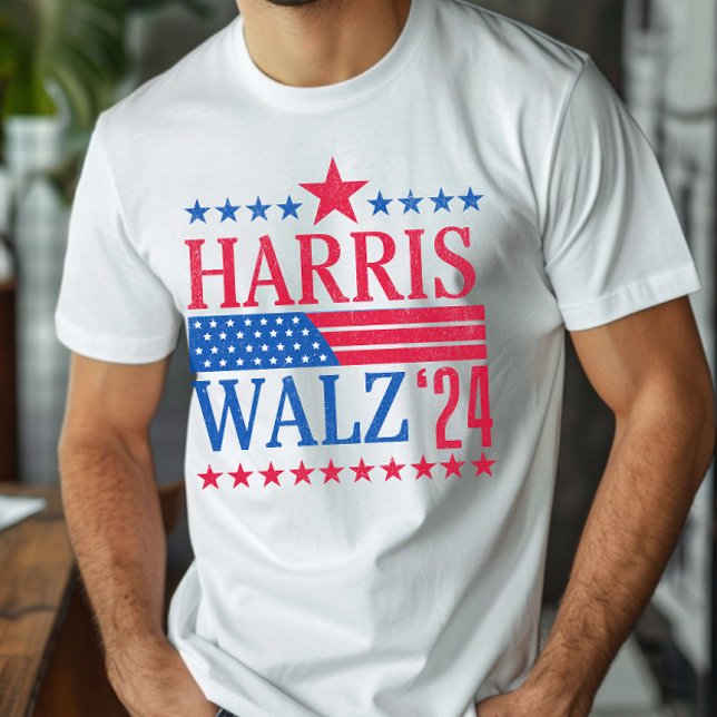 Camiseta Vintage Harris e Walz 2024 (Criador carregado)