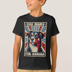 Camiseta Vintage Harris Waltz Dog Mães Para Kamala America