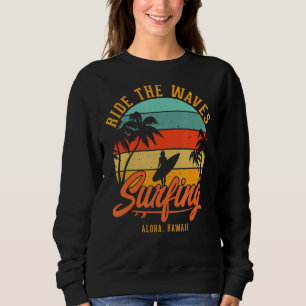 Camiseta Vintage Hawaii Hawaiian Beach Surfing 70's Maui Su