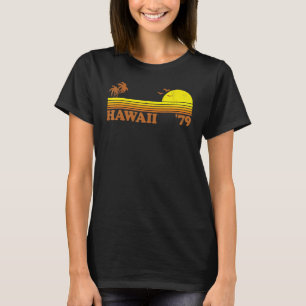 Camiseta Vintage Hawaii Retro Hawaiian Beach Surfing 70 S