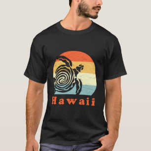 Camiseta Vintage Hawaii Tribal Sea Turtle Hawaii Vacinação