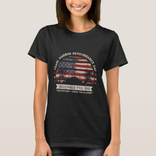 Camiseta Vintage Hawaii Usa Flag Tee, Pearl Harbor