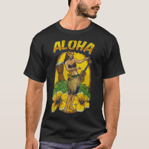 Camiseta Vintage Hawaiian Dancing Girl
