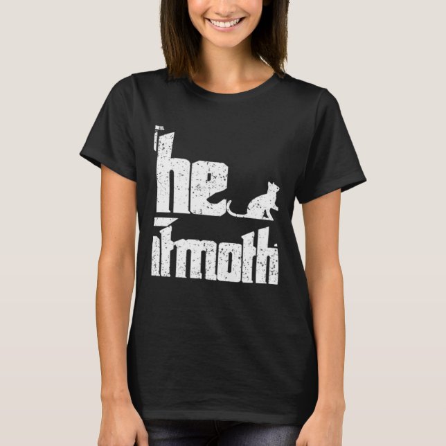Camiseta Vintage He Cat Mother (Frente)