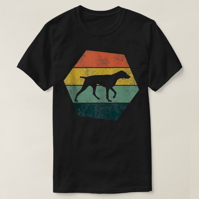 Camiseta Vintage Heagon alemão Shorthired Gifts GS (Frente do Design)