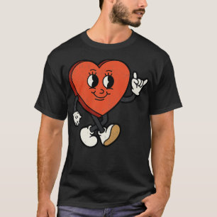 Camiseta Vintage Heart Toon Heavy Metal Devil Rock and