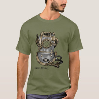 Camiseta Vintage Helium Deep Sea Mark V Capacetes de mergul