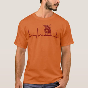 Camiseta Vintage Highland Cattle ECG & Scottish Cow Farers