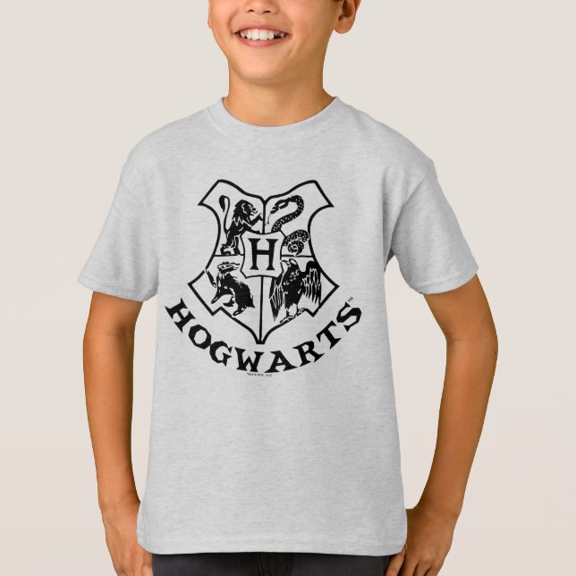 Camiseta Vintage HOGWARTS™ School Crest (Frente)