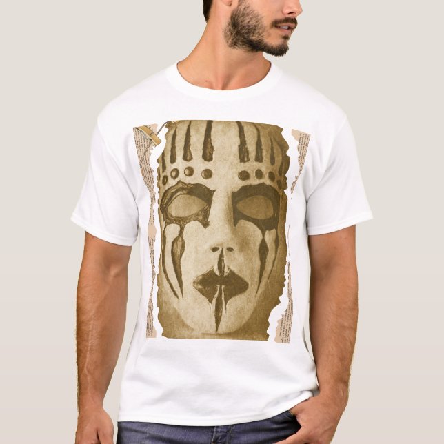 Camiseta Vintage Holloween Mask (Frente)