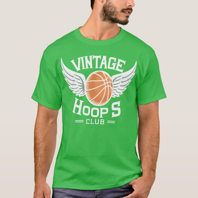 Camiseta Vintage Hoops Club vintage (Frente)