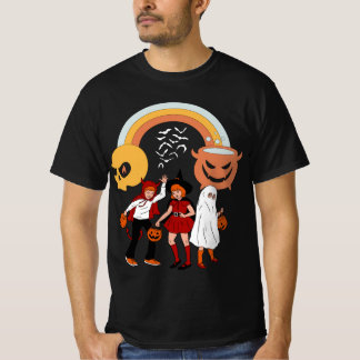 Camiseta Vintage Horror Comic Trick ou trata