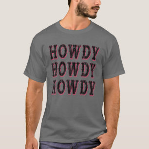 Camiseta Vintage Howdy Men Rodeo Oeste País Sul C