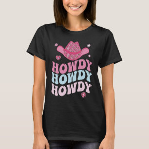 Camiseta Vintage Howdy Rodeo, País Ocidental Cowgi Sul