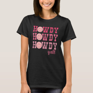 Camiseta Vintage Howdy Y'all Rodeo Western Country Southern
