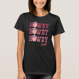 Camiseta Vintage Howdy Y'all Rodeo Western Country Southern